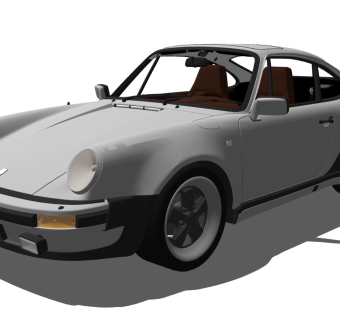 超精细汽车模型 保时捷 porsche930